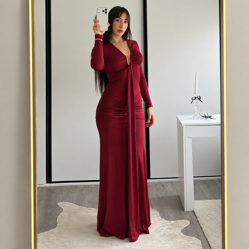 Vestido Burgundy ✨