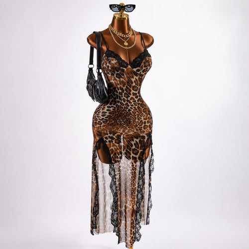 Leopard Lace Dress 🐆
